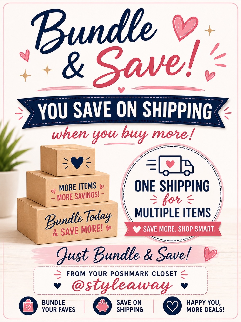 Bundle & Save' Shipping … Additional offers when more items are purchased.